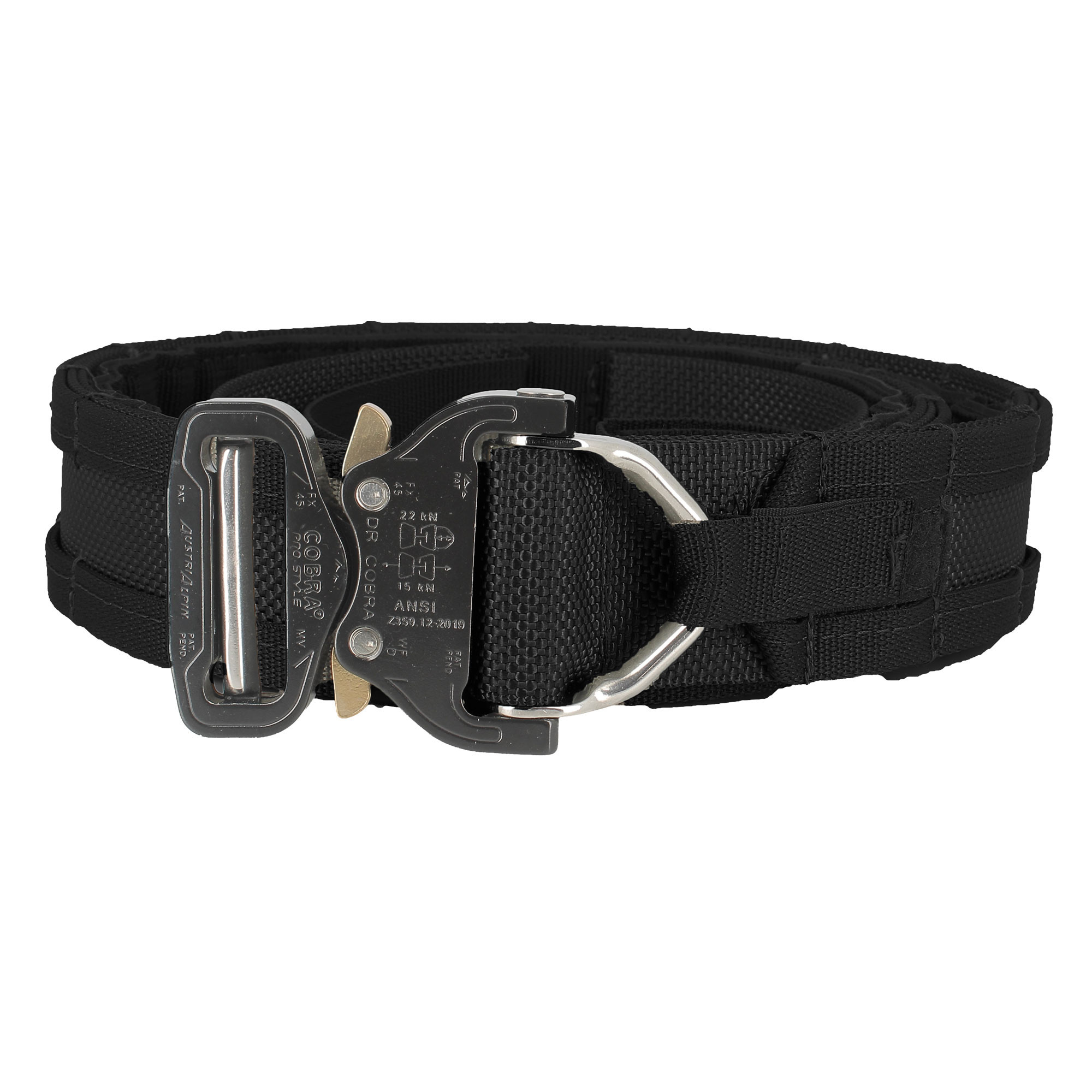 Ceinture de combat boucle cobra® en métal