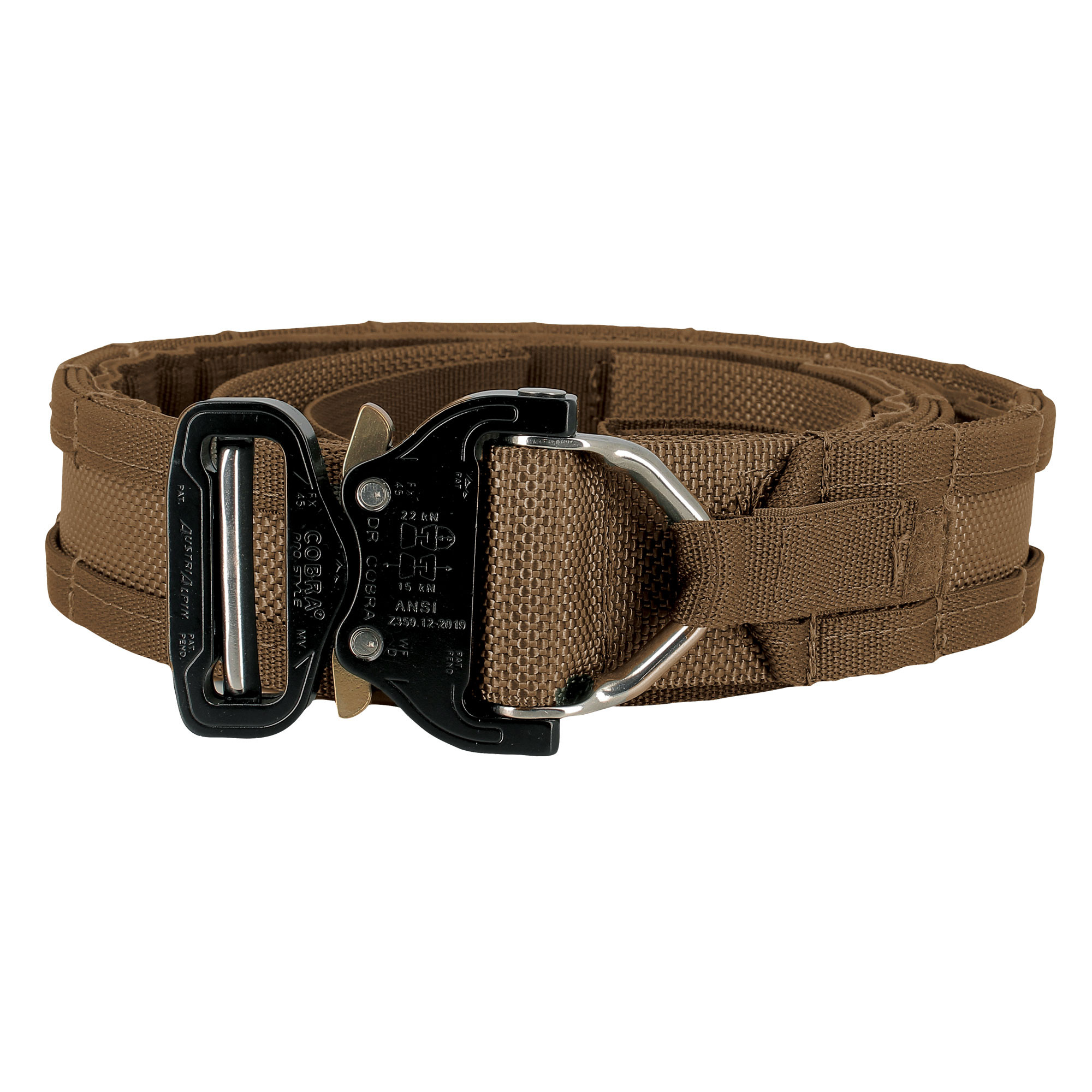 Ceinture de combat boucle cobra® en métal
