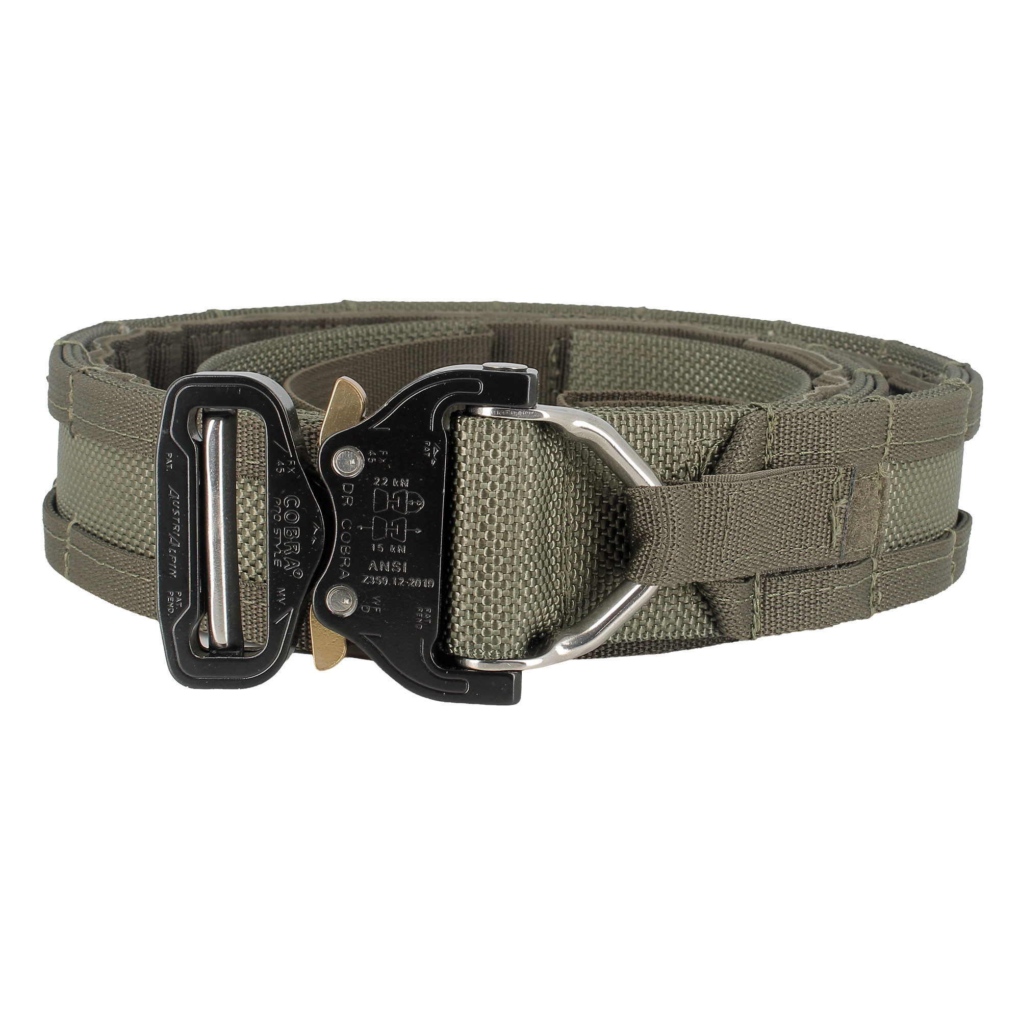 Ceinture de combat boucle cobra® en métal
