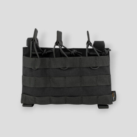 Porte-chargeur triple 5.56 attaches Velcro et Clip