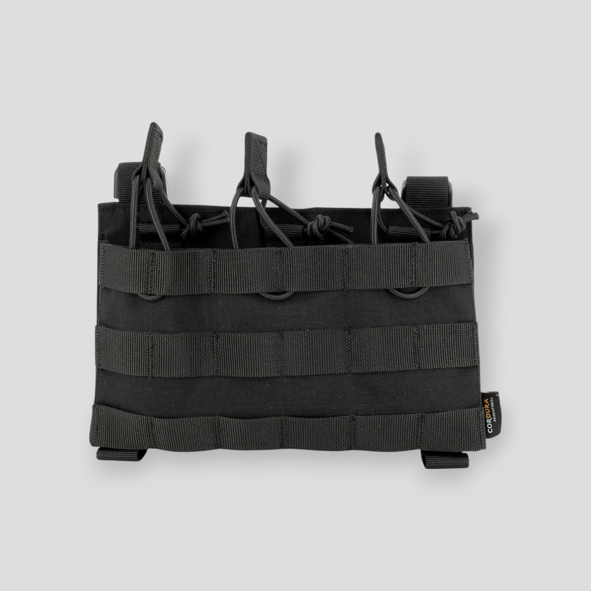 Porte-chargeur triple 5.56 attaches Velcro et Clip