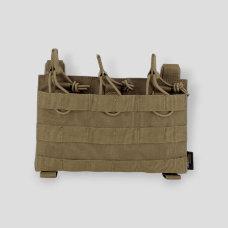 Porte-chargeur triple 5.56 attaches Velcro et Clip