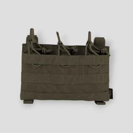 Porte-chargeur triple 5.56 attaches Velcro et Clip