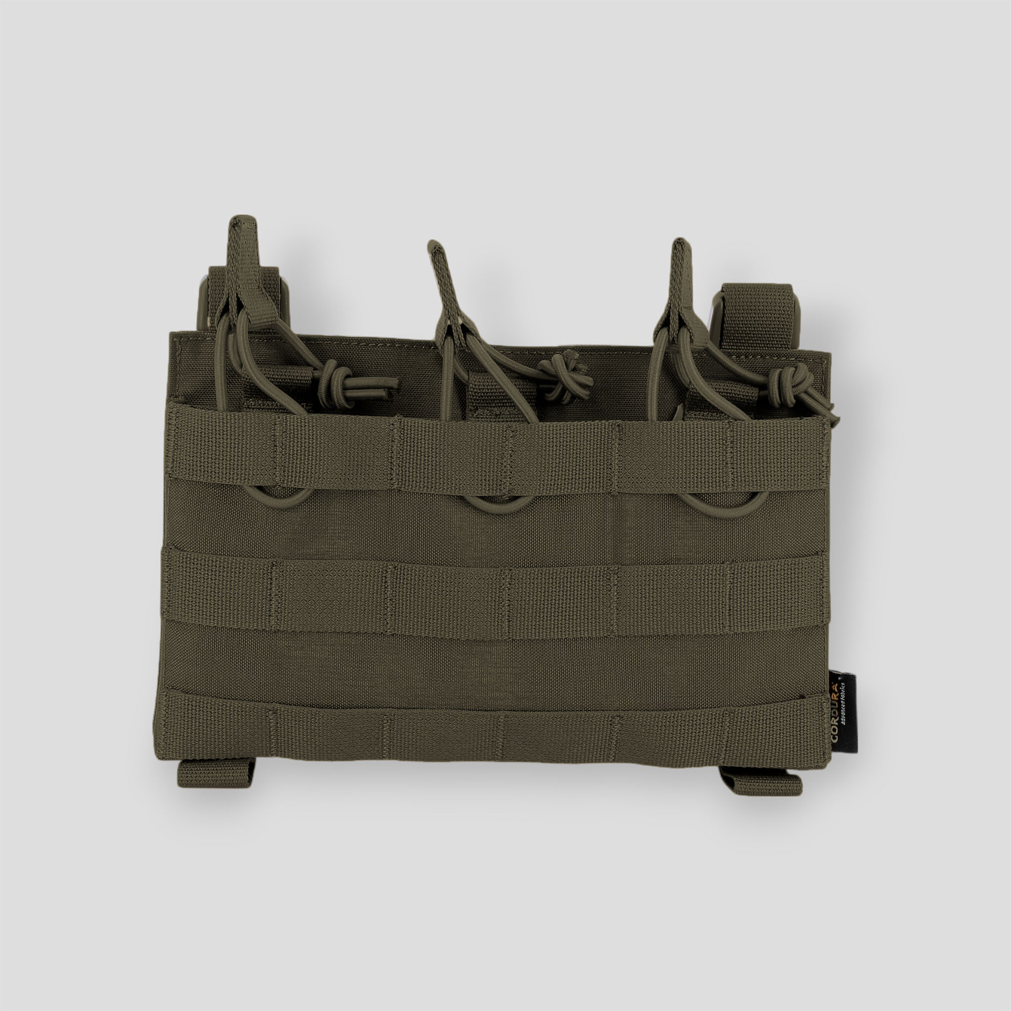 Porte-chargeur triple 5.56 attaches Velcro et Clip