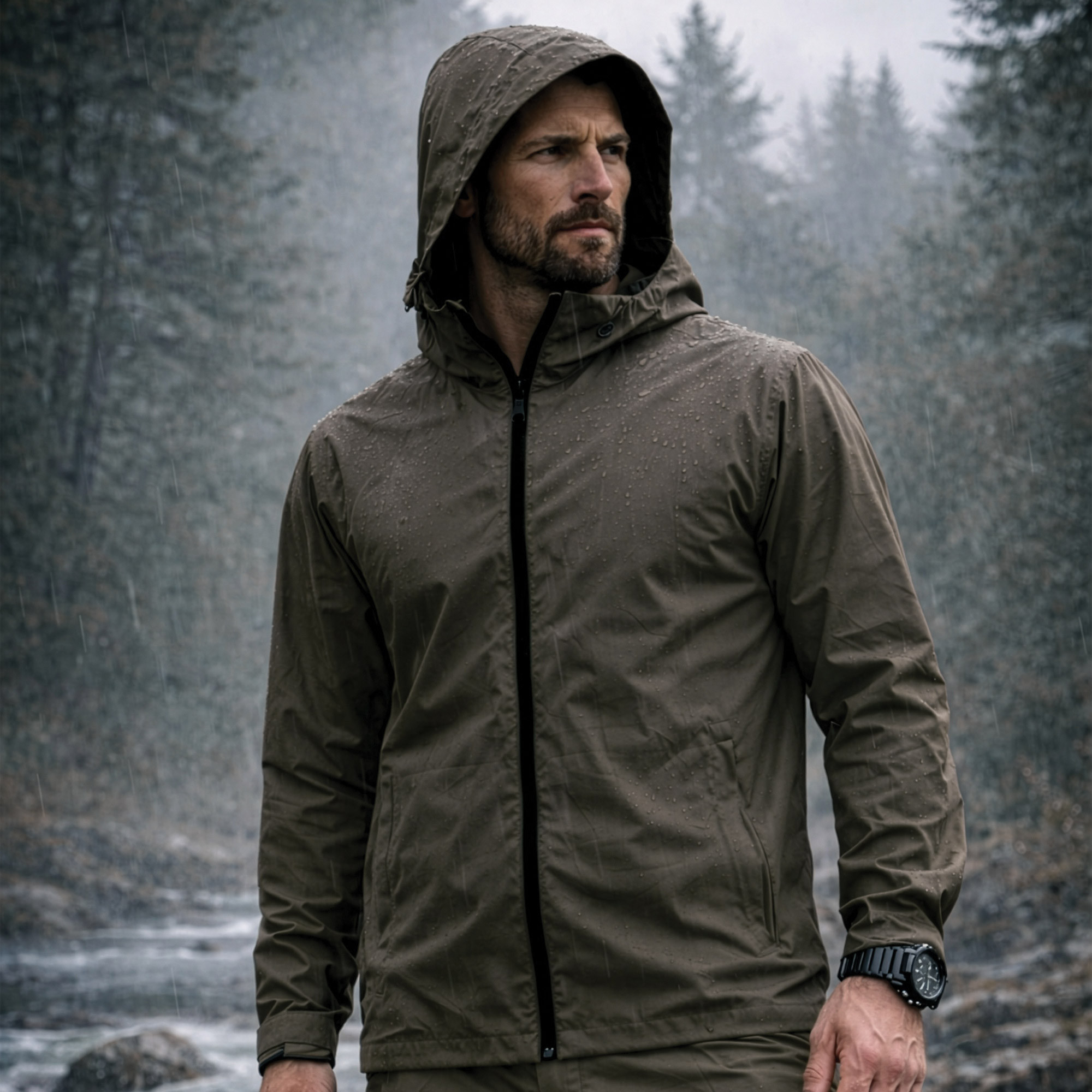 Veste coupe-vent imperméable