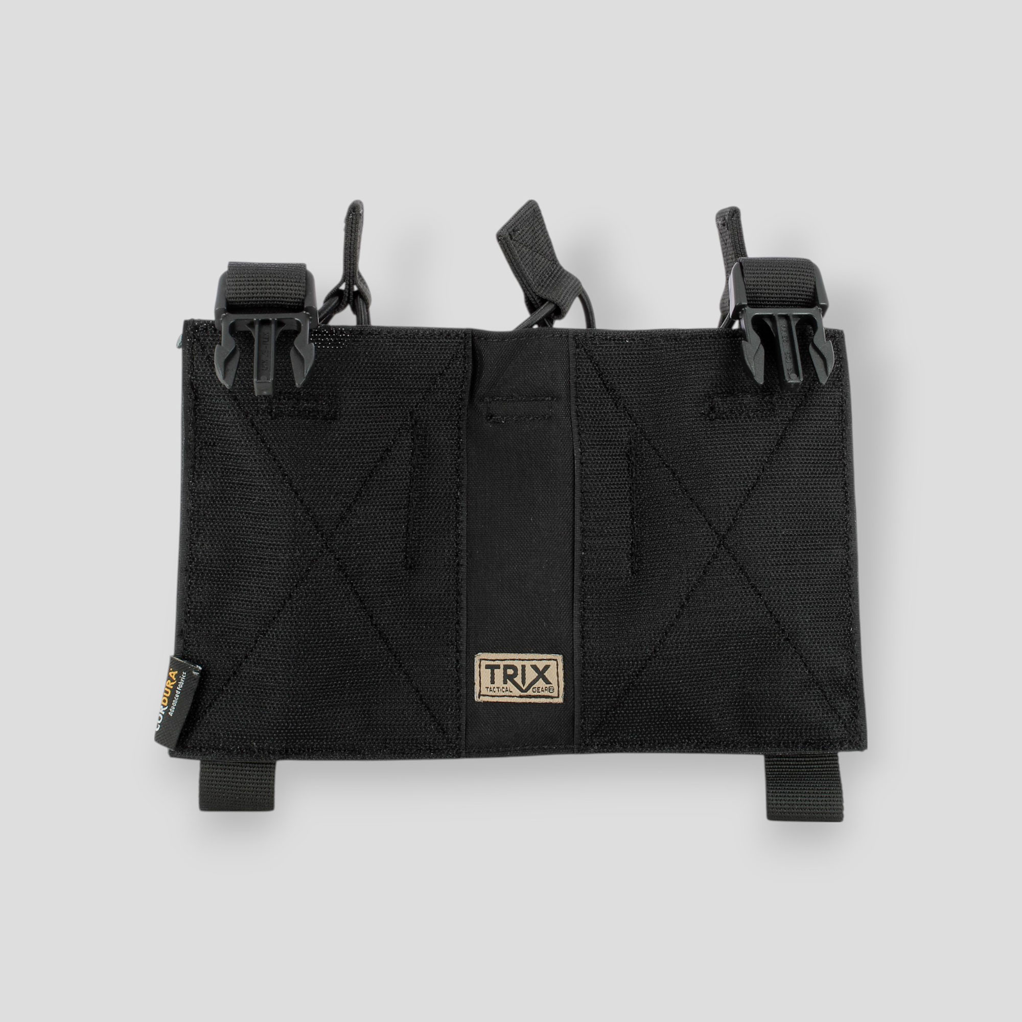 Porte-chargeur triple 5.56 attaches Velcro et Clip