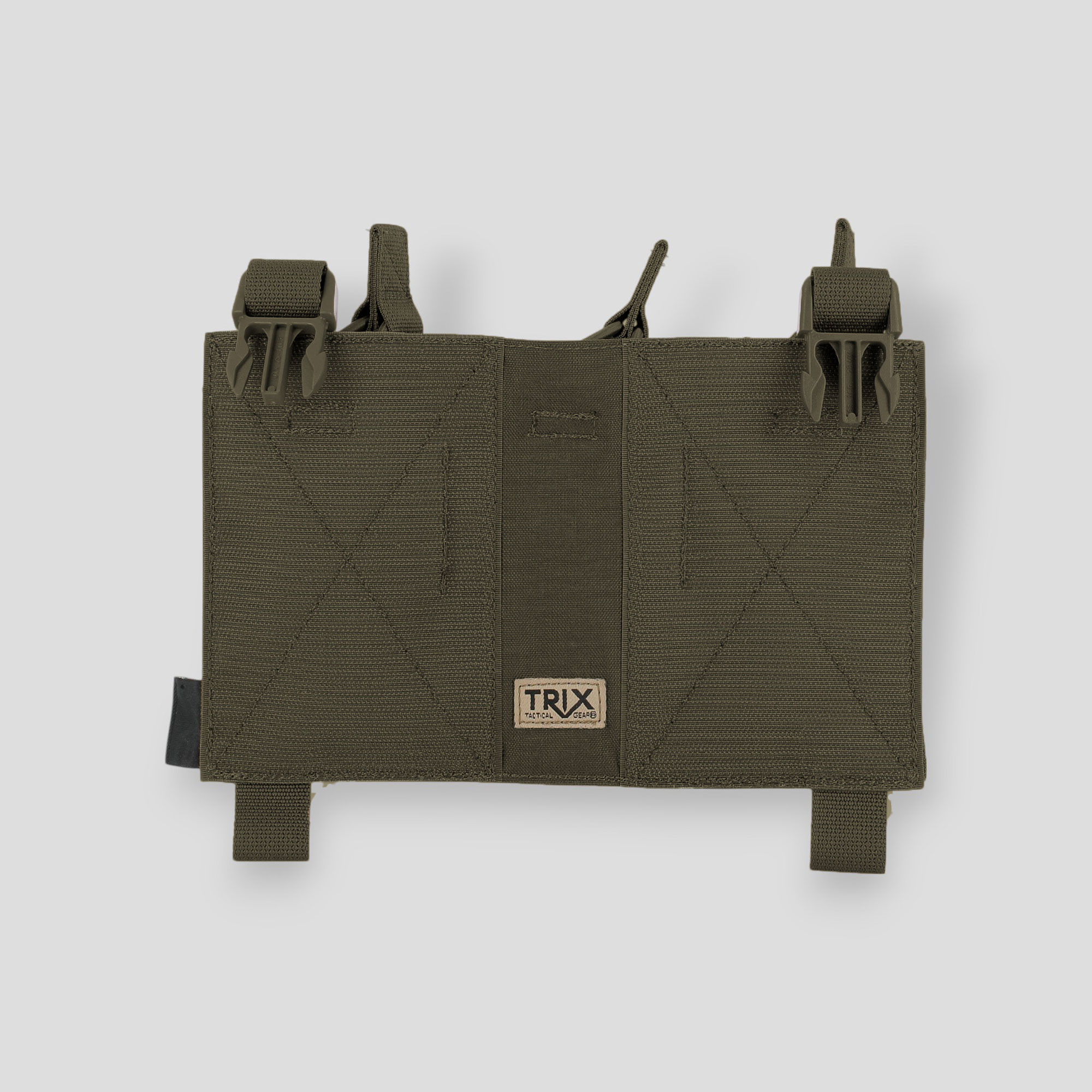 Porte-chargeur triple 5.56 attaches Velcro et Clip